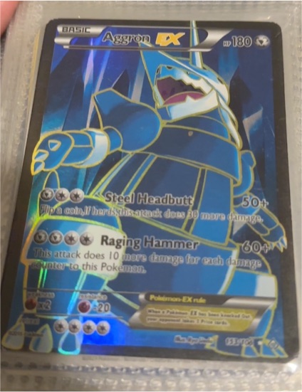 2014 Pokémon EX #85 Aggron EX — front
