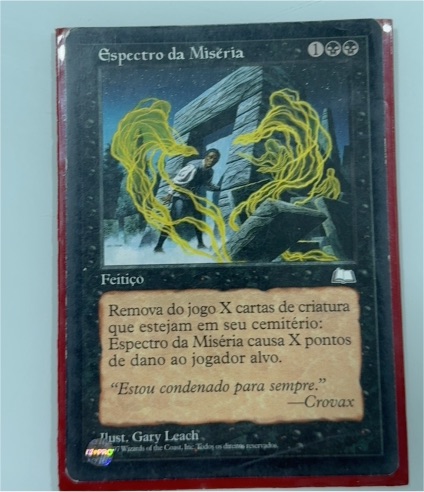 1995 Magic: The Gathering Espectro da Miséria — front