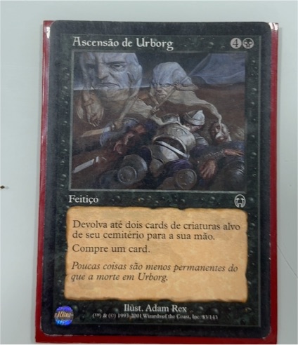 1995 Magic: The Gathering #33 Ascensão de Urborg — front