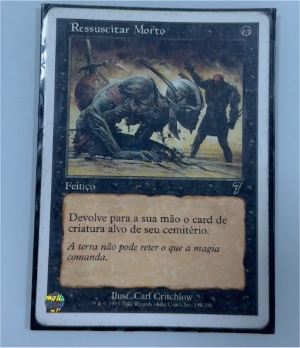 1999 Magic: The Gathering #198 Ressuscitar Morto — front