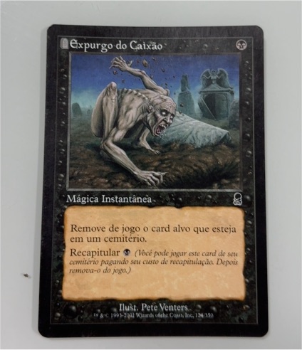 1999 Magic: The Gathering Expurgo do Caixão — front