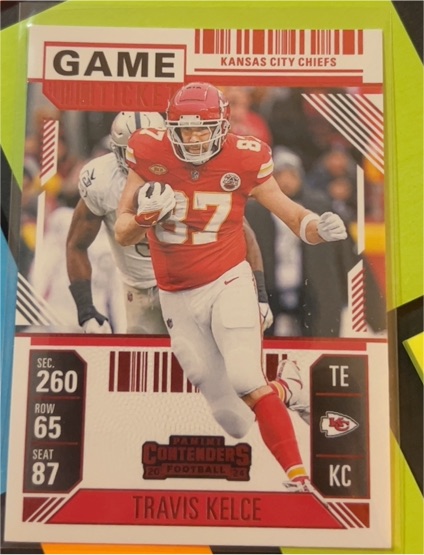 2024 Panini Contenders #260 Travis Kelce — front