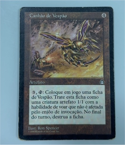 1996 Magic: The Gathering Canhão de Vespão — front