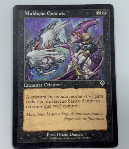 2000 Magic: The Gathering #105 Maldição Exótica — front