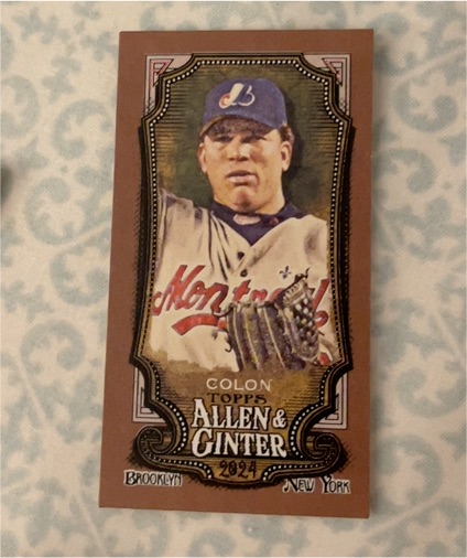 2024 Topps Allen & Ginter Bartolo Colon — front