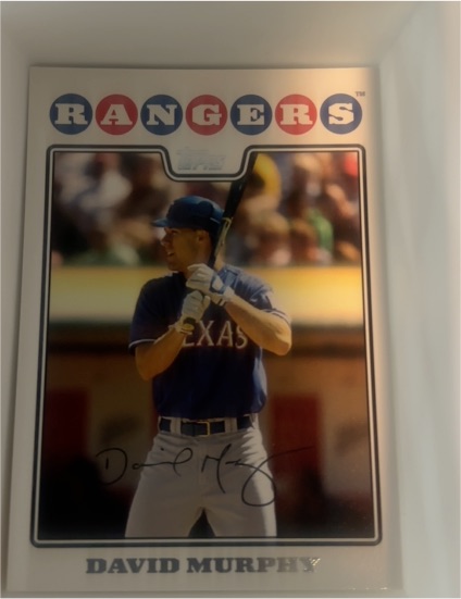 2011 Topps Texas Rangers #TEX-1 David Murphy — front