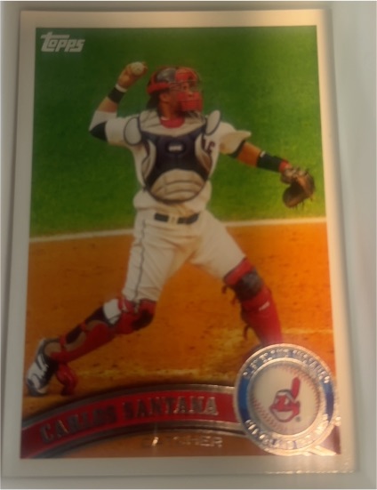 2008 Topps #US-15 Carlos Santana — front