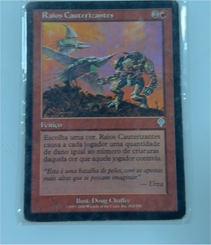 1995 Magic: The Gathering #Raio Cauterizantes — front