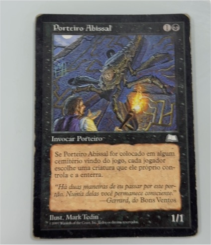 1999 Magic: The Gathering Porteiro Abissal — front