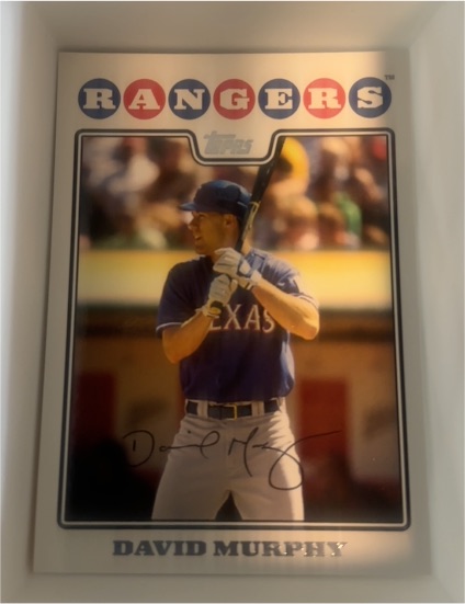 2011 Topps Rangers #David Murphy — front