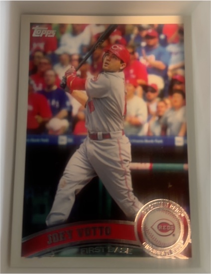 2023 Topps Joey Votto First 1/1 — front