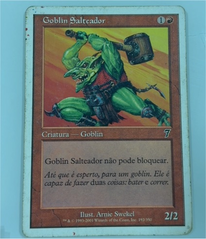 2001 Magic: The Gathering #192 Goblin Salteador — front