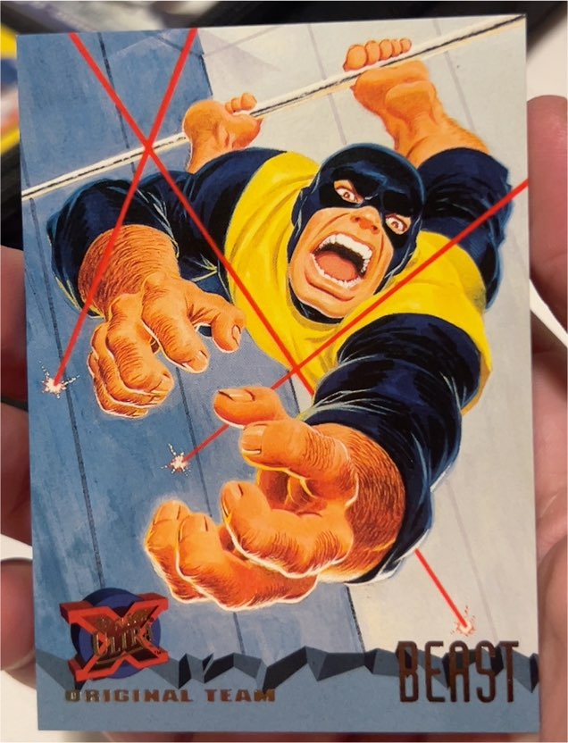1992 Marvel X-Men Ultra Original Team Beast — front