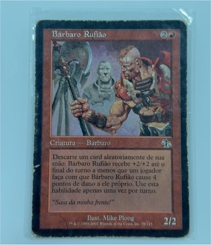 2002 Magic: The Gathering #108 Bárbaro Rufião — front