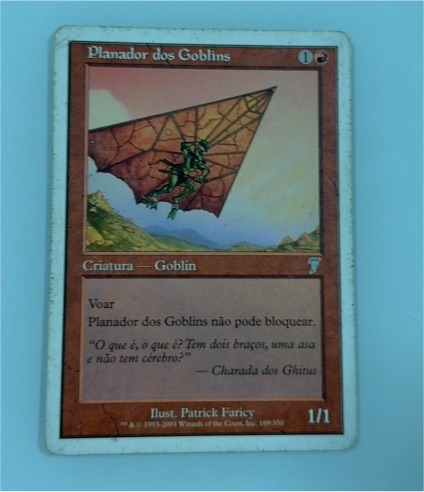 2001 Magic: The Gathering #138 Planador dos Goblins — front