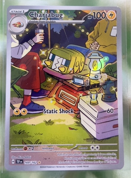 2024 Pokémon TCG #169 Charjabug — front