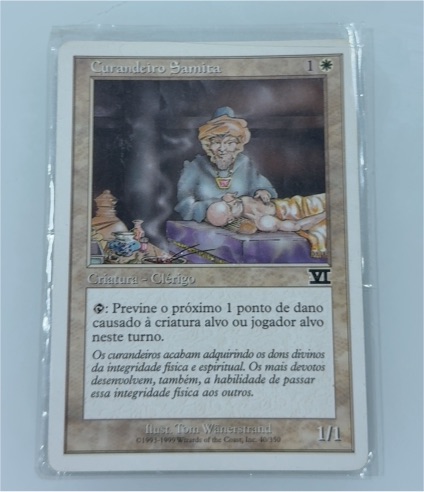 1999 Magic: The Gathering #40 Curandeiro Samita — front