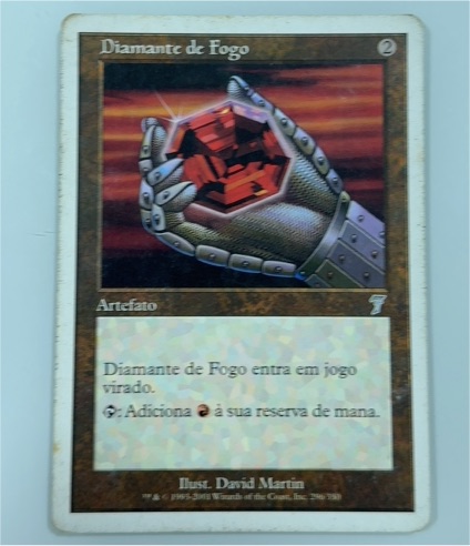 1995 Magic: The Gathering Diamante de Fogo — front