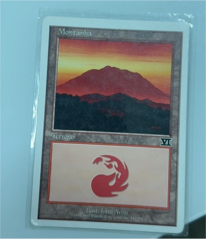 1995 Magic: The Gathering Montanha — front
