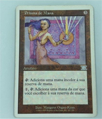 1999 Magic: The Gathering #297 Prisma de Mana — front