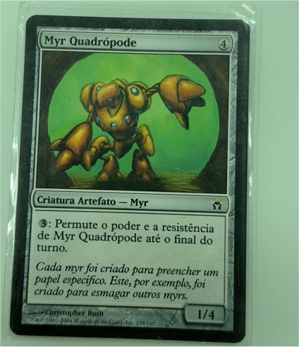 2004 Magic: The Gathering #138 Myr Quadrúpode — front