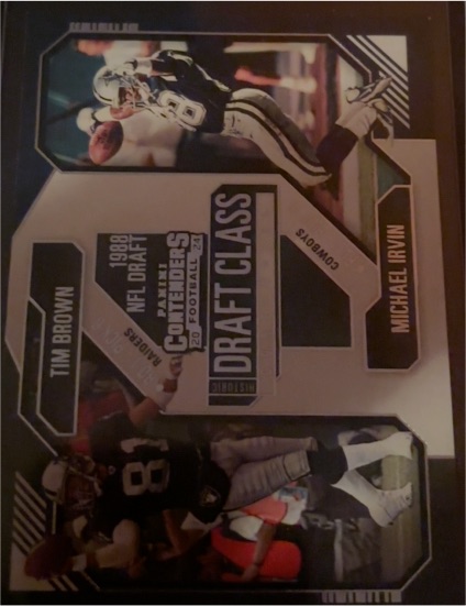 1998 Leaf Draft Class #DRAFT CLASS Tim Brown / Michael Irvin — front