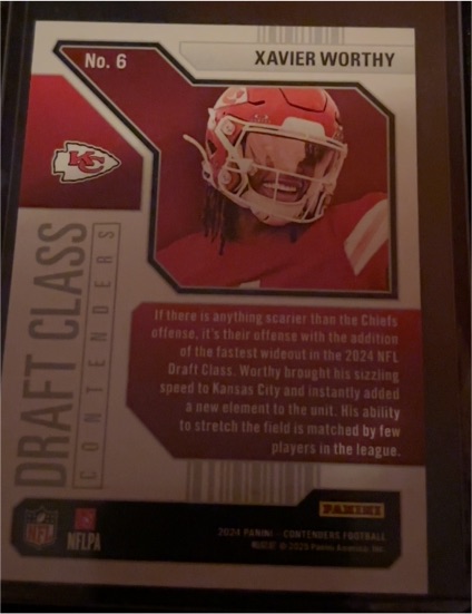 2021 Panini Contenders Football #6 Xavier Worthy — front