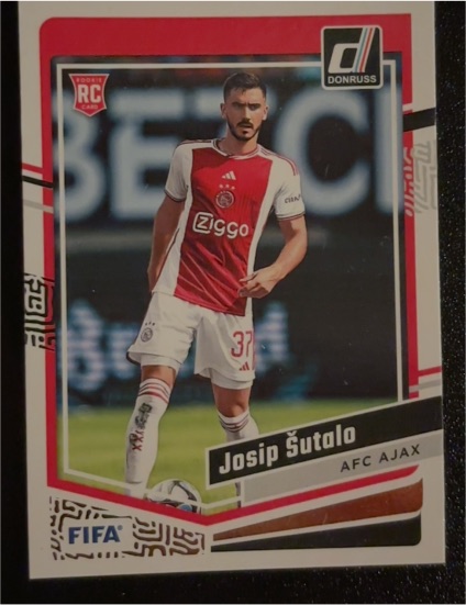 2022 Donruss Josip Šutalo Rookie Card — front