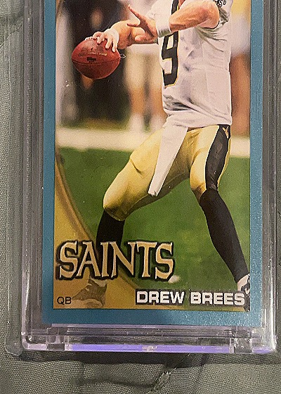 2001 Topps #9 Drew Brees — front