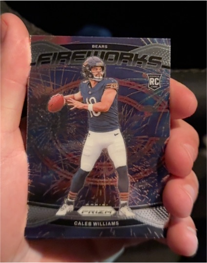2023 Panini Prizm Fireworks #Fireworks Caleb Williams — front