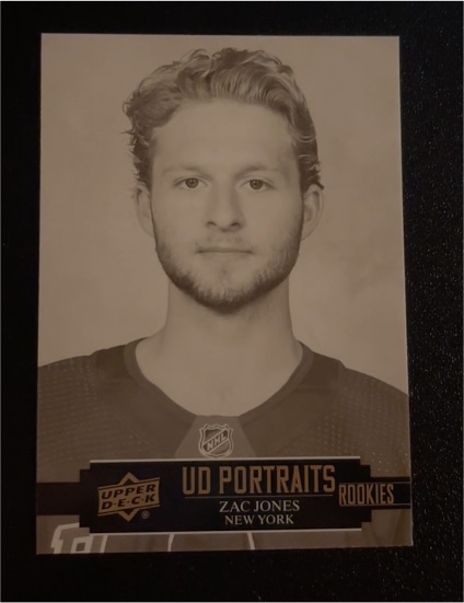 2022 Upper Deck UD Portraits Rookies Zac Jones — front