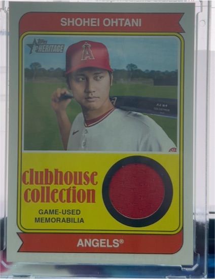 2021 Topps Heritage Clubhouse Collection Shohei Ohtani — front