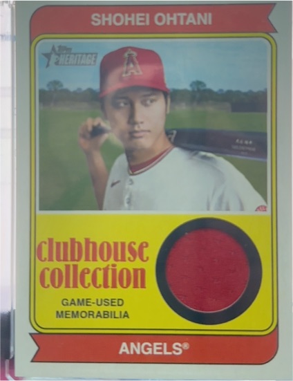 2022 Topps Heritage Clubhouse Collection #CHC-1 Shohei Ohtani — front