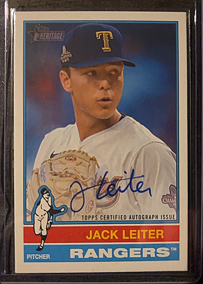 2022 Topps Heritage #TH-LEI Jack Leiter — front