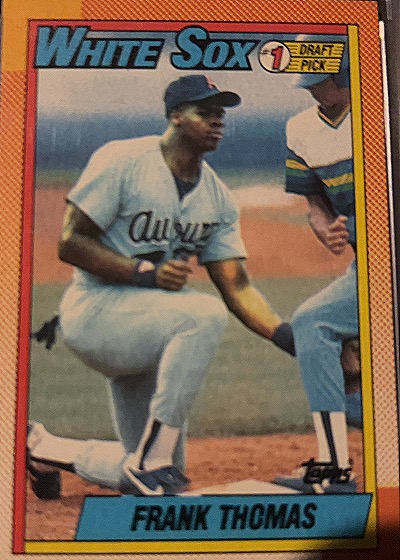 1990 Topps #1 Frank Thomas — front