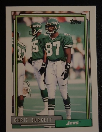 1991 Topps #87 Chris Burkett — front