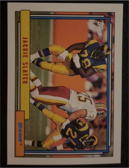 1989 Topps #250 Jackie Slater — front