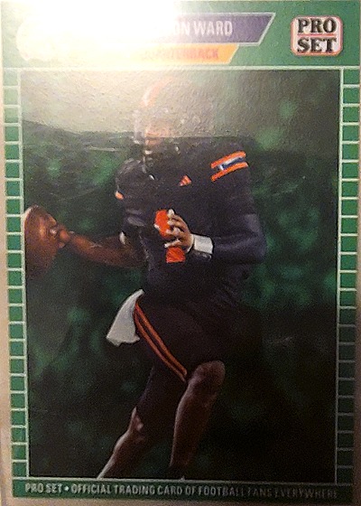 1991 Pro Set #54 Cameron Ward — front