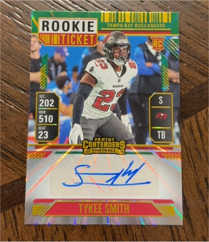 2020 Panini Contenders Football #202 Tykee Smith Rookie Ticket — front