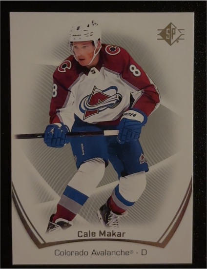 2018 SP #8 Cale Makar — front