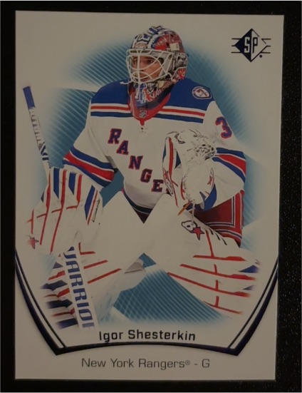 2020 SP Authentic #177 Igor Shesterkin — front