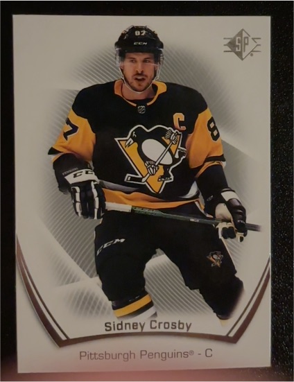 2019 SP Authentic #87 Sidney Crosby — front