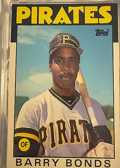 1986 Topps #548 Barry Bonds — front