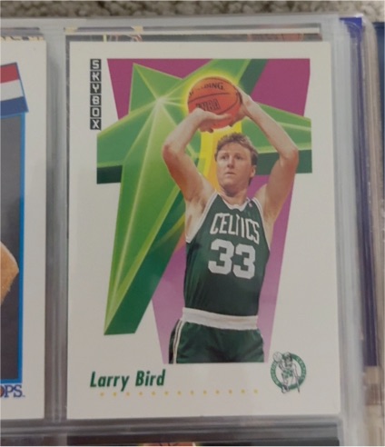 1991 SkyBox #33 Larry Bird — front