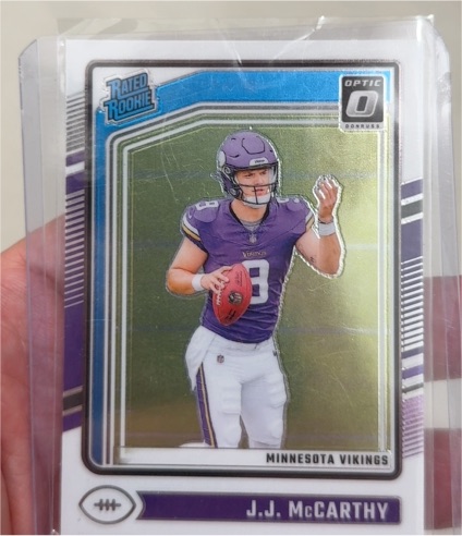 2022 Donruss Optic #308 J.J. McCarthy — front