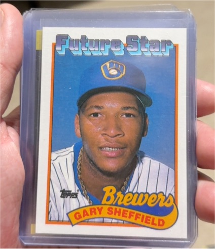 1990 Topps #300 Gary Sheffield — front