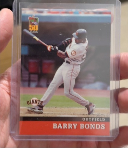 1991 Topps #50 Barry Bonds — front