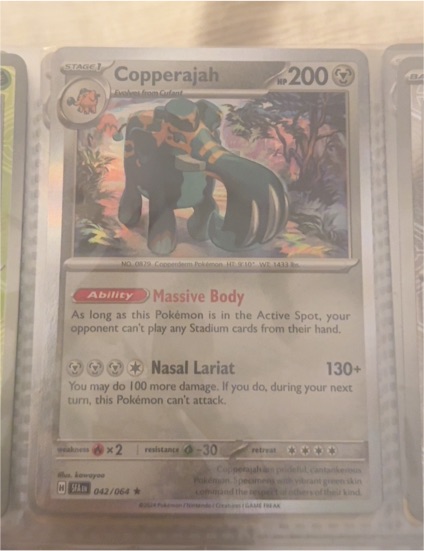 2024 Pokémon Shrouded Fable #042 Copperajah — front