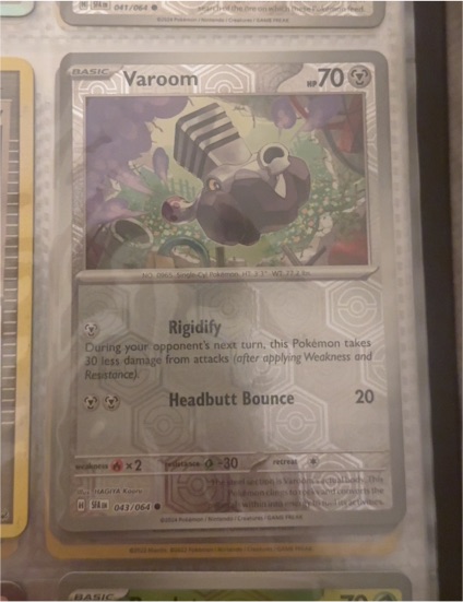 2022 Pokémon SWSH Scarlet & Violet #043 Varoom — front