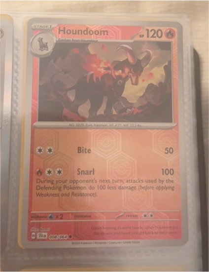 2014 Pokémon #008 Houndoom — front